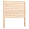 vidaXL Bedframe met hoofdbord massief hout