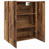 vidaXL Wandkast Wandgemonteerd Oudhout 69,5 x 34 x 90 cm Bewerkt hout