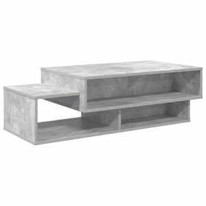 vidaXL Salontafel Beton Grijs 105 x 50 x 32,5 cm Bewerkt hout