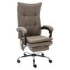 vidaXL Kantoormassagestoel stof taupe
