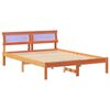 vidaXL Bedframe Wasbruin 120 x 190 cm Massief grenenhout