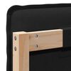 vidaXL Gestoffeerd hoofdbord met hoofdeinde Natuurlijk en Zwart 180 cm