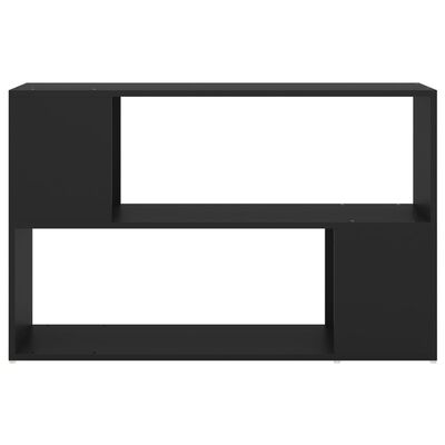 vidaXL Boekenkast 100x24x63 cm spaanplaat zwart