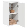 vidaXL Badkamer Kast Wit 30 x 31,5 x 61 cm Bewerkt hout & Metaal