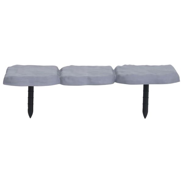 vidaXL Gazonranden 30 st met paaltjes PP