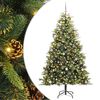 vidaXL Kunstmatige Scharnier Kerstboom met Cones 300 LED's Warmwit