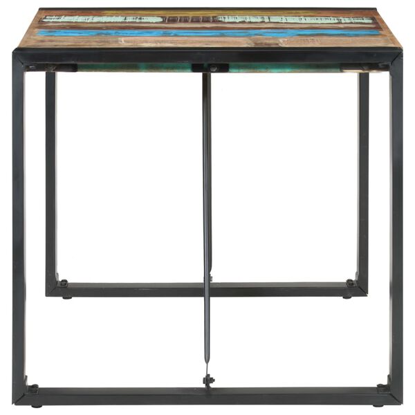 vidaXL Eettafel 80x80x75 cm massief gerecycled hout