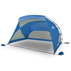 vidaXL Strandtent 274x178x170/148 cm 185T polyester azuurblauw