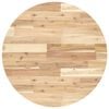 vidaXL Tafelblad rond &Oslash; 50x2 cm massief acaciahout