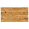 vidaXL Tafeltjesset 3 st met natuurlijke rand massief acaciahout