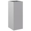 vidaXL Plantenbak 32x29x75 cm gegalvaniseerd staal zilverkleurig