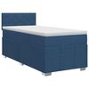 vidaXL Boxspringbed met matras met hoofdeinde Blauw 80 x 200 cm Stof