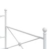 vidaXL Slaapbank met onderschuifbed zonder matras 100x190 cm staal wit