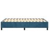 vidaXL Boxspring bed 120x200 cm fluweel donkerblauw