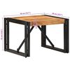 vidaXL Salontafel 50x50x35 cm massief acaciahout