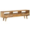 vidaXL Tv-meubel 140x30x41 cm massief mangohout