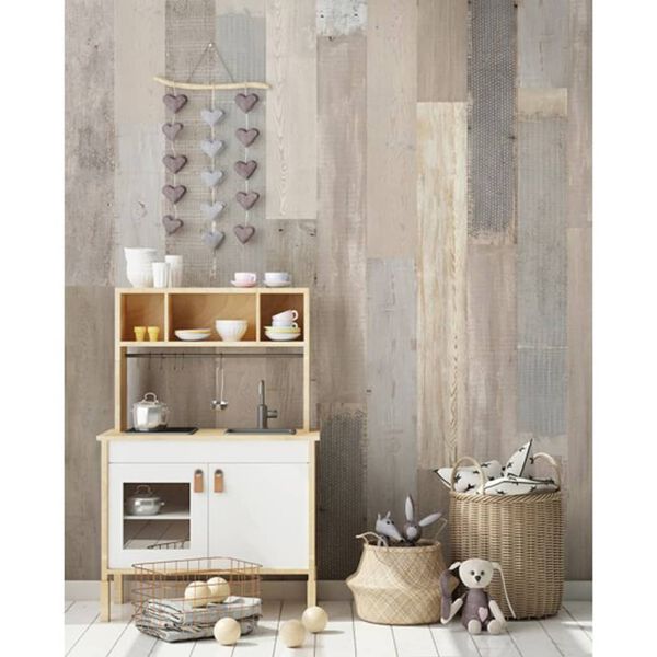 Grosfillex 9 st Wandpaneel Accent 15,4x120 cm Amazonia