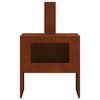 vidaXL Vuurkorf Bruin 60 x 40 x 96 cm Cortenstaal