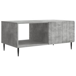 vidaXL Salontafel Betongrijs 90 x 50 x 40 cm Bewerkt hout