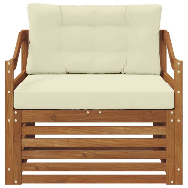 vidaXL Buiten bankenset Massief Acaciahout Naturel