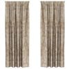 vidaXL Velvet Gordijnen 2 pcs champagne 245 x 140 cm Fluweel