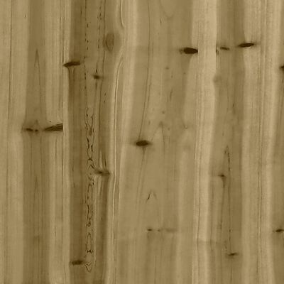vidaXL Tuinmiddenbanken 2 st 120x80 cm geïmpregneerd grenenhout