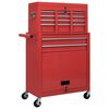 vidaXL Gereedschapswagen met gereedschap 7 lagen
