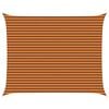 vidaXL Zonneschaduwzeil Oranje en Bruin 5 x 4 m 100% Polyester Oxford