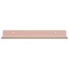 vidaXL Drijvende plank Wandgemonteerd 2 pcs Roze 30 x 9 x 2,5 cm Staal