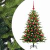 vidaXL Kunstkerstboom met Ballen 120 cm 150 LED's Warmwit
