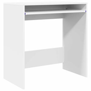 vidaXL Bureau Wit Bewerkt hout 77.5 x 43 x 79 cm