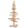 vidaXL | Houten kerstboom | natuurlijk 60 cm Massief grenenhout