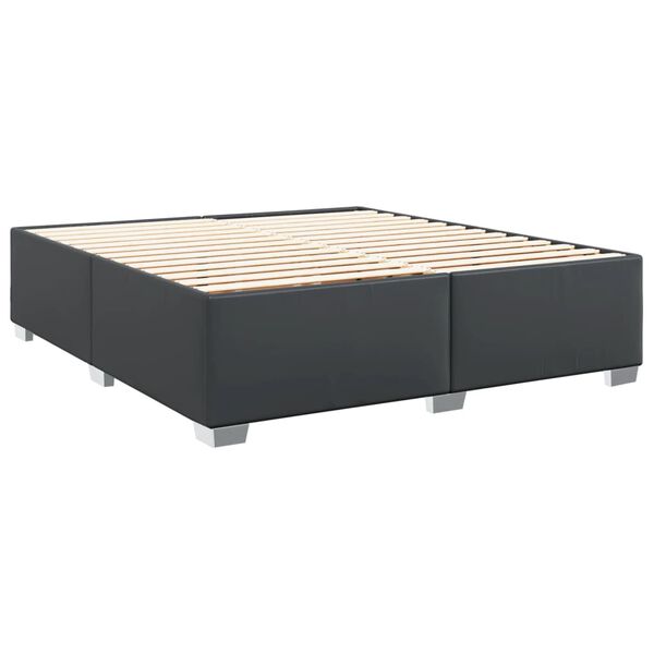 vidaXL Bedframe kunstleer zwart 200x200 cm