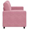 vidaXL | Loveseat | met kussen Roze Fluweel