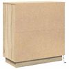 vidaXL Nachtkastje Sonoma Eiken 71 x 34,5 x 75 cm Bewerkt hout