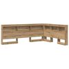 vidaXL Opberghoofdbord Artisan Eiken Bewerkt hout