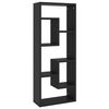 vidaXL Wandschap 36x16x90 cm bewerkt hout zwart