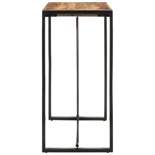 vidaXL Bartafel 110x55x110 cm massief ruw mangohout