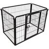 FLAMINGO Hondenkennel Kazan S 93x59x64 cm zwart