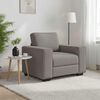 vidaXL Sofastoel Taupe 100x77x82 cm Stof