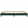 vidaXL Boxspring bed 180x200 cm fluweel donkergroen