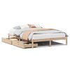 vidaXL Bedframe zonder matras massief grenenhout 120x190 cm