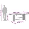 vidaXL Tuintafel met glazen blad 190x80x74 cm poly rattan zwart
