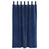 vidaXL Verduisterende gordijnen 2 pcs Donkerblauw 140 x 175 cm Fluweel