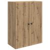 vidaXL Wandkast 66 x 34,5 x 90 cm Bewerkt hout Artisanaal eiken
