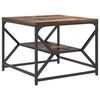 vidaXL Salontafel Gerookt eiken 51 x 50 x 40 cm