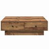vidaXL Salontafel Oudhout 90 x 90 x 28 cm Bewerkt hout