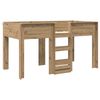 vidaXL Bunk Bed voor Kinderen Artisan Eiken 100 x 200 cm Bewerkt hout