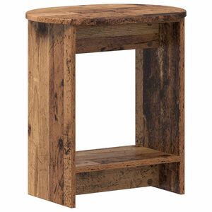 vidaXL Bijzettafel Oud hout 50 x 39,5 x 55 cm Bewerkt hout