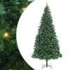 vidaXL Kunstkerstboom Groen 300 cm PVC en Metaal en Plastic